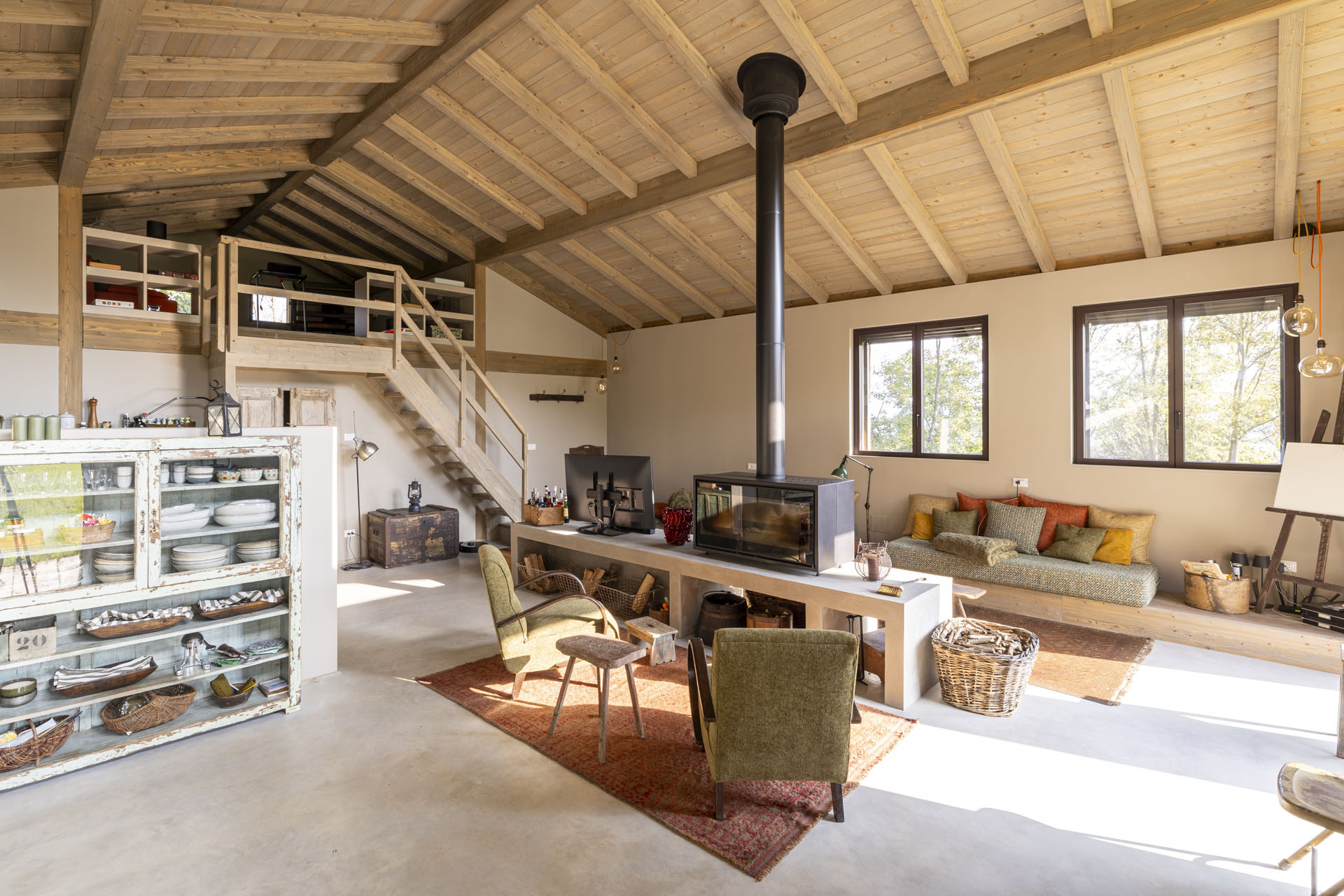 Casa prefabbricata arredata